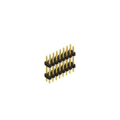 Fischer Elektronik Male header (standaard) Aantal rijen: 2 SLY608116G 10 stuk(s)-0