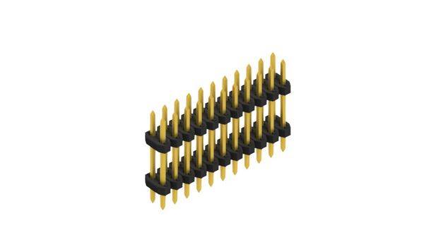 Fischer Elektronik Male header (standaard) Aantal rijen: 2 SLY608122G 10 stuk(s)