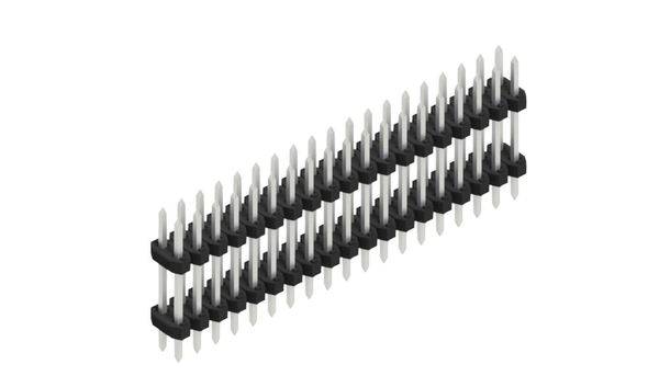 Fischer Elektronik Male header (standaard) Aantal rijen: 2 SLY608138Z 10 stuk(s)-0