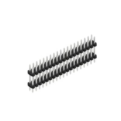 Fischer Elektronik Male header (standaard) Aantal rijen: 2 SLY608138Z 10 stuk(s)-0