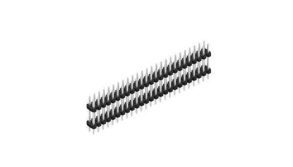 Fischer Elektronik Male header (standaard) Aantal rijen: 2 SLY608150Z 10 stuk(s)