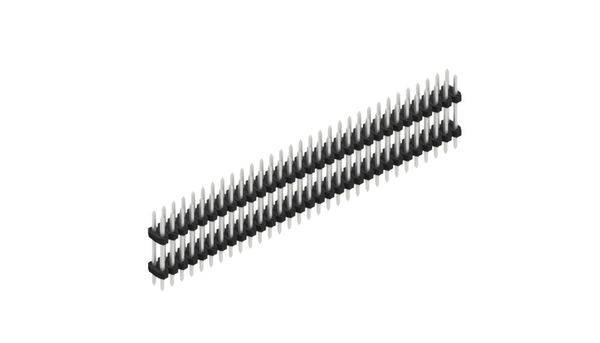 Fischer Elektronik Male header (standaard) Aantal rijen: 2 SLY608162Z 10 stuk(s)