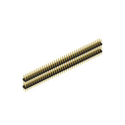 Fischer Elektronik Male header (standaard) Aantal rijen: 2 SLY608176G 10 stuk(s)-0