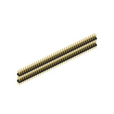 Fischer Elektronik Male header (standaard) Aantal rijen: 2 SLY608184G 10 stuk(s)-0