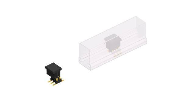 Fischer Elektronik Male header (standaard) Aantal rijen: 2 10063419 10 stuk(s)