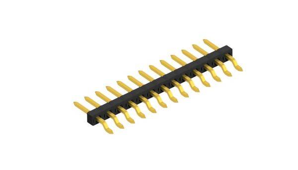 Fischer Elektronik Male header (standaard) Aantal rijen: 1 SLY9SMD04013G 10 stuk(s)-0