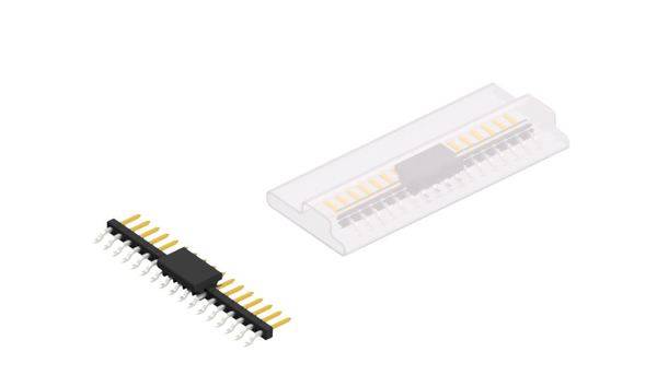 Fischer Elektronik Male header (standaard) Aantal rijen: 1 SLY9SMD04017SBSM 10 stuk(s)-0