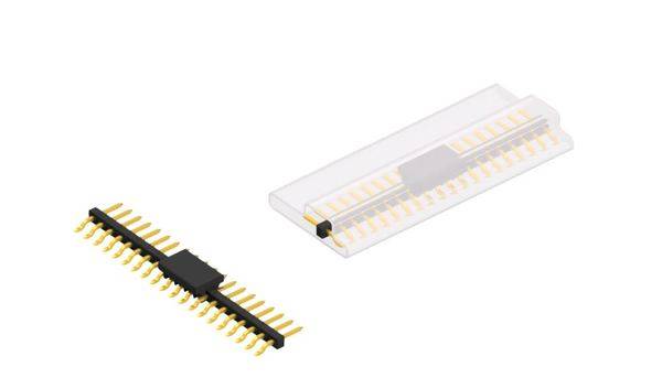 Fischer Elektronik Male header (standaard) Aantal rijen: 1 10063852 10 stuk(s)