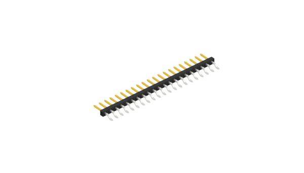 Fischer Elektronik Male header (standaard) Aantal rijen: 1 SLY9SMD04021S 10 stuk(s)-0
