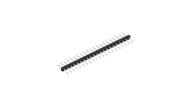 Fischer Elektronik Male header (standaard) Aantal rijen: 1 SLY9SMD04021Z 10 stuk(s)-0