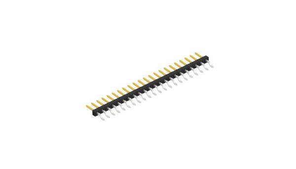 Fischer Elektronik Male header (standaard) Aantal rijen: 1 SLY9SMD04022S 10 stuk(s)