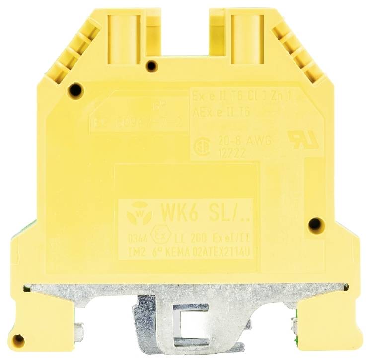 Wieland Electric 54.506.9055.0 Aardklem 8 mm Schroeven Groen-geel 100 stuk(s)