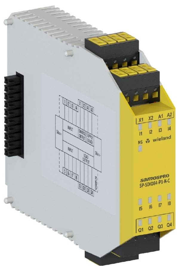 Wieland Electric R1.190.0040.0 SP-SDIO84-P1-K-C DC 24V I/O-module Veerkrachtklem