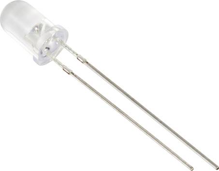 TRU COMPONENTS  Bedrade LED  Koud-wit Rond 5 mm 70000 mcd 15 °