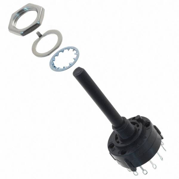 C & K Switches A11215RNZQ Rotary-Switch A Series Draaischakelaar 125 V/AC, 125 V/DC 2.5 A Schakelposities 12 1 x 30 °  1 stuk(s) Piece