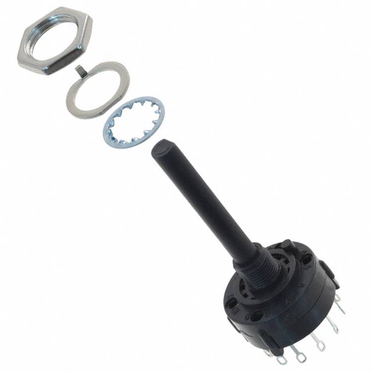 C & K Switches A11215RNZQ Rotary-Switch A Series Draaischakelaar 125 V/AC, 125 V/DC 2.5 A Schakelposities 12 1 x 30 ° 1 -0