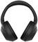 Zwarte over-ear koptelefoon met gesloten ontwerp, geschikt voor muziek- en filmafspeelweergave. Ideaal voor gebruik onderweg.