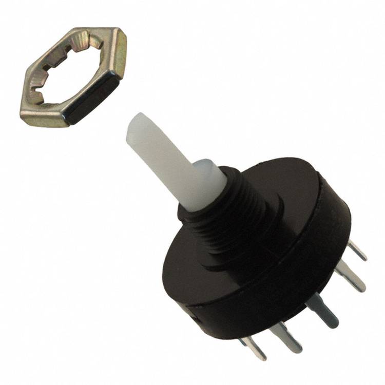 C & K Switches R20507RR02Q Rotary Switch R Series Draaischakelaar 125 V/AC, 125 V/DC 5 A Schakelposities 5 1 stuk(s) Pie-0