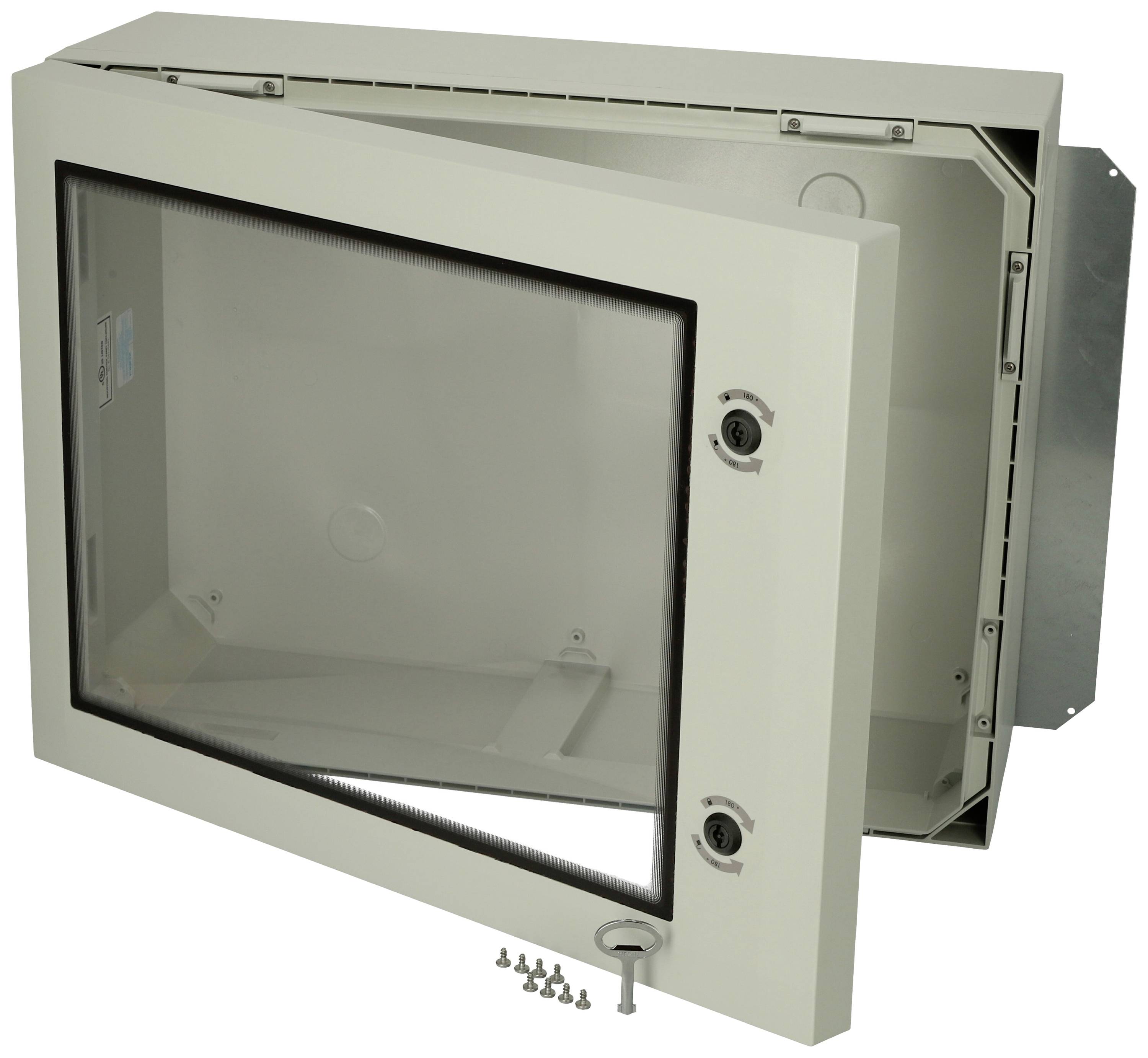 Fibox ARCA 608030W No MP Schakelkast 800 x 800 x 600 x 300 Polycarbonaat Grijs-wit (RAL 7035) 1 stuk(s) Piece