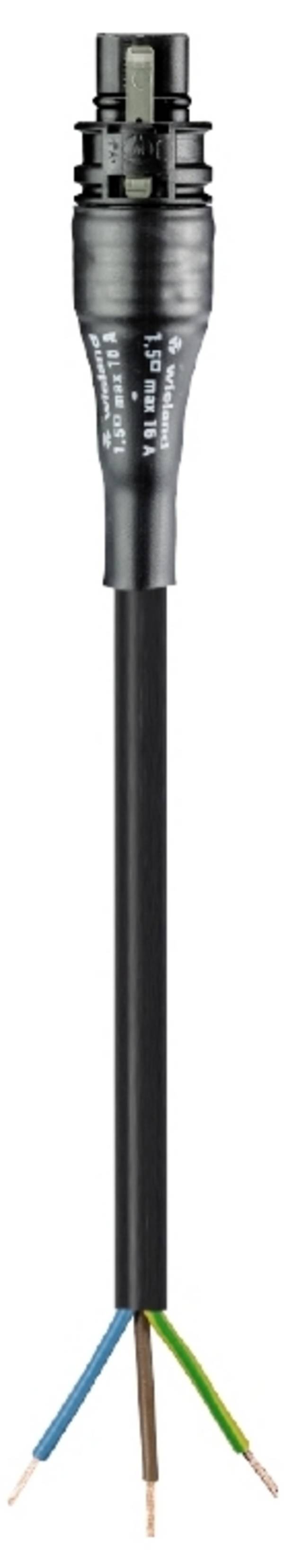 Wieland Electric 96.233.20B4.1 Aansluitkabel Zwart 2 m