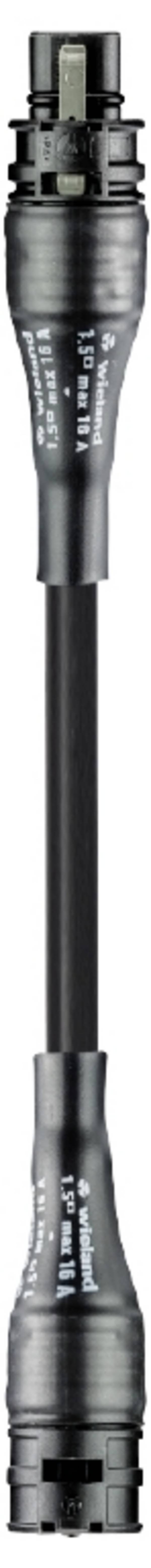 Wieland Electric 96.233.95D0.1 Verbindingskabel Zwart 9.5 m