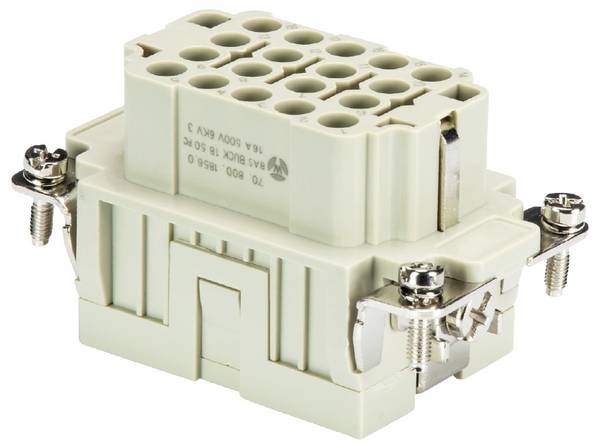 Wieland Electric 70.800.1856.0 Businzetstuk  Totaal aantal polen 18 5 stuk(s)