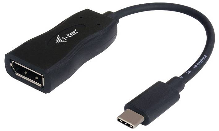 Een zwarte adapterkabel met USB-C-aansluiting naar HDMI-aansluiting, geschikt voor het verbinden van computers met weergaveapparatuur.