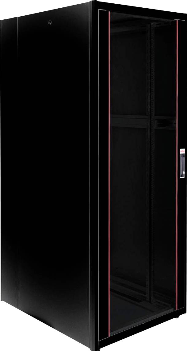 ROLINE 19-inch netwerkkast Basic 42 U , 800x1000 BxD Glazen deur zwart