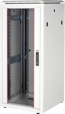 ROLINE 19-inch netwerkkast Pro 26 U, 600x600 BxD Glazen deur grijs