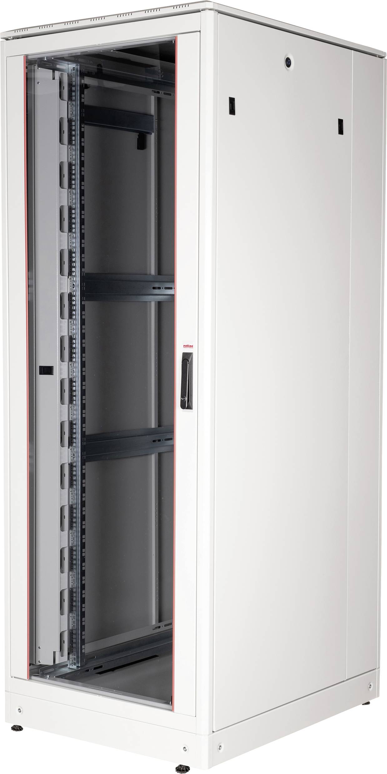 ROLINE 19-inch netwerkkast Pro 42 U, 800x1000 BxD Glazen deur grijs