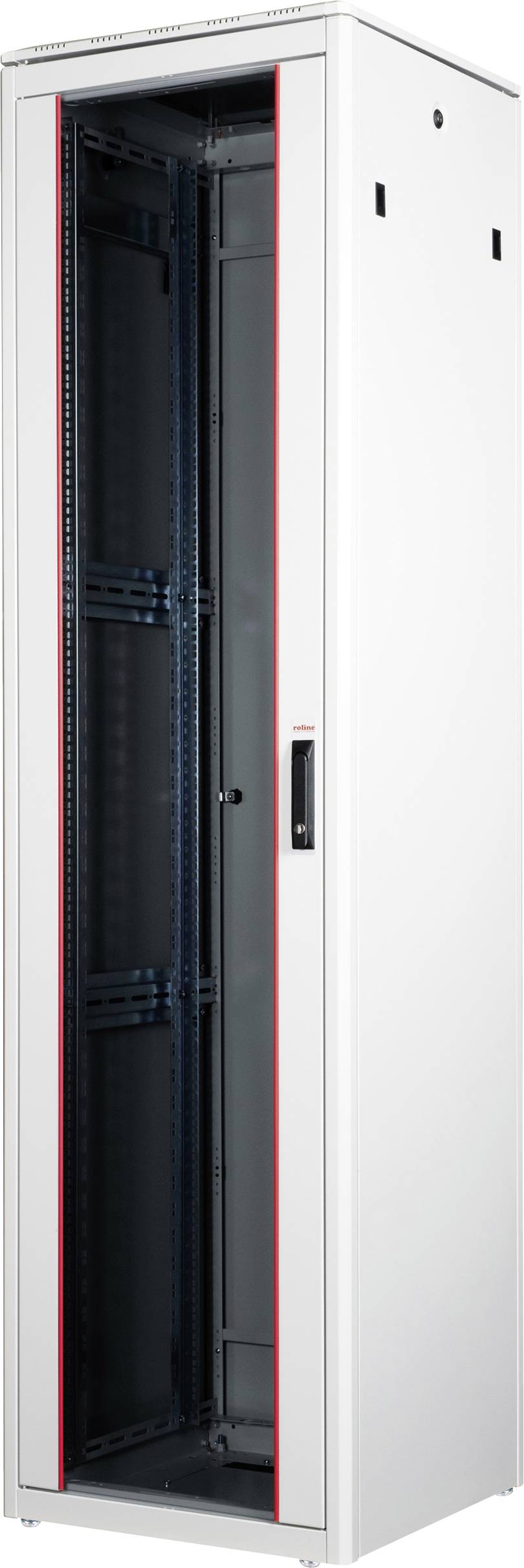 ROLINE 19-inch netwerkkast Pro 47 U, 600x600 BxD Glazen deur grijs