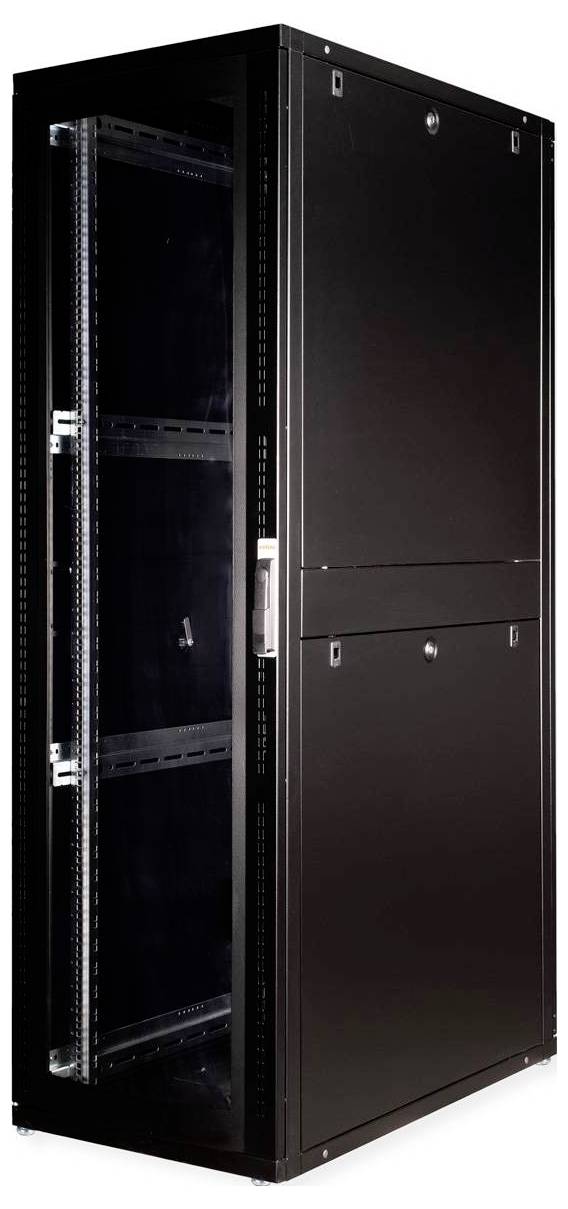 ROLINE 19-inch server rack Pro 42 U, 600x1000 BxD zwart plexiglas