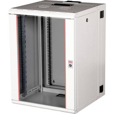 ROLINE 19-inch wandbehuizing Pro 16 U, 600x600 BxD tweedelig draaibaar grijs-0