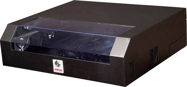 ROLINE 19-inch wandbehuizing Basic 5 U, kort zwart