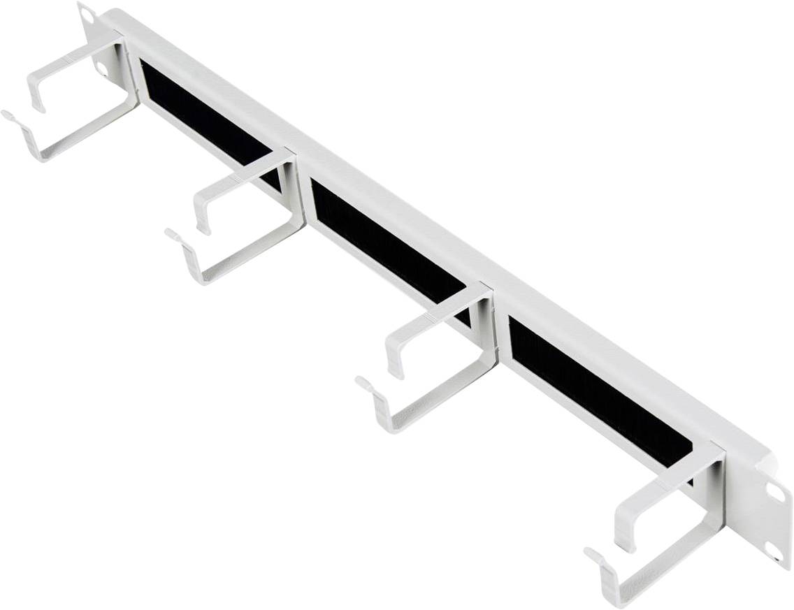 ROLINE 19-inch rangeerpaneel 1 U, met borstelstrook 44x60mm grijs-0