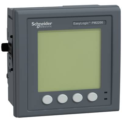 Digitale energiemeter "Schneider Electric EasyLogic PM2200" met display en bedieningsknoppen, voor bewaking van elektrotechnische installaties.