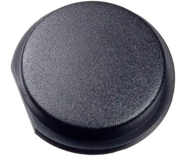 MEC 10U09 10U Series Afdekkap  Rond Zwart 1 stuk(s)