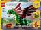 'LEGO Creator 3-in-1 Set 31161: Draak met 715 onderdelen, geschikt voor kinderen vanaf 9 jaar. Afbeelding toont drie verschillende drakenmodellen.'