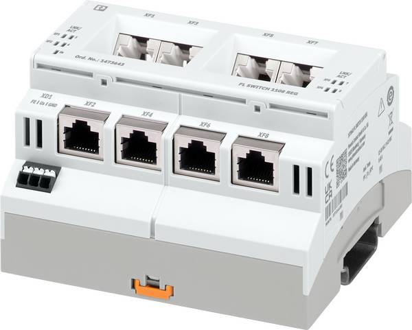Phoenix Contact 1473643 FL SWITCH 1108 REG Industrial Ethernet Switch 4 x 4 poorten