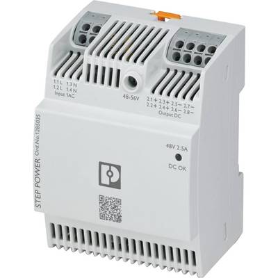 Phoenix Contact 1285035 DIN-rail netvoeding 48 V/DC 2.5 A 120 W Inhoud 1 stuk(s)-0