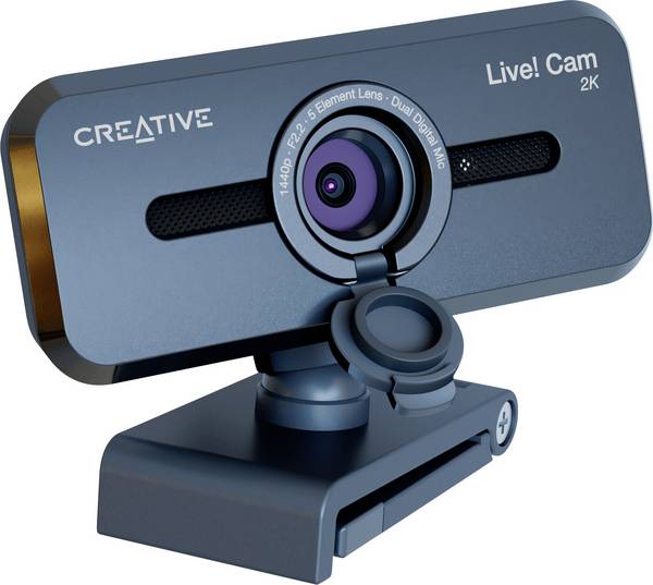 Creative Live! Cam Sync V3 Webcam 2560 x 1440 Pixel Klemhouder