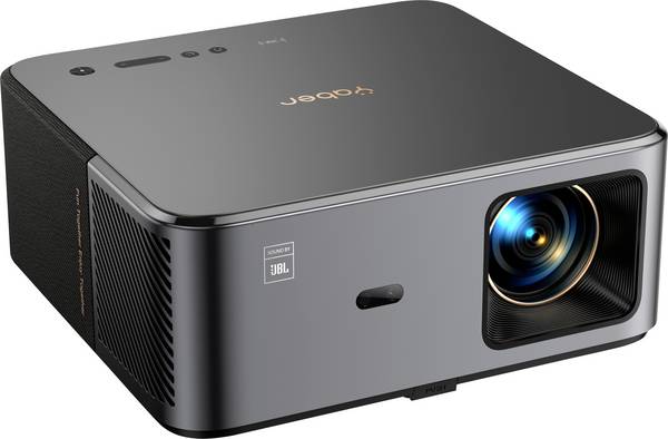 Yaber K2S Beamer LCD  800 ANSI-lumen 1920 x 1080 Full HD 4K ondersteuning, Geïntegreerde JBL luidspreker, Smart-TV-Dongle, Autofocus, Automatische keystone-correctie, Met afstandsbediening