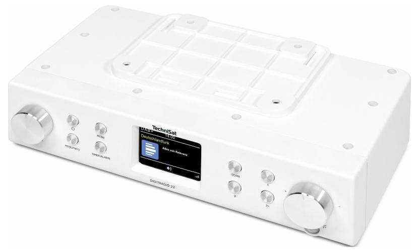 TechniSat DIGITRADIO 22 Onderbouwradio DAB+, VHF (FM) Bluetooth, DAB+, FM Wekfunctie Wit-5