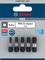 Bosch PRO H Impact Bit-Set met 5 robuuste bits. Geschikt voor universeel gebruik. Verpakt in grijze doos met productinformatie.