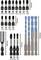 12 Bosch bits in verschillende maten, inclusief PH2, PZ2, T15 tot T30, met magnetische bithouder en 100-mm-boren.