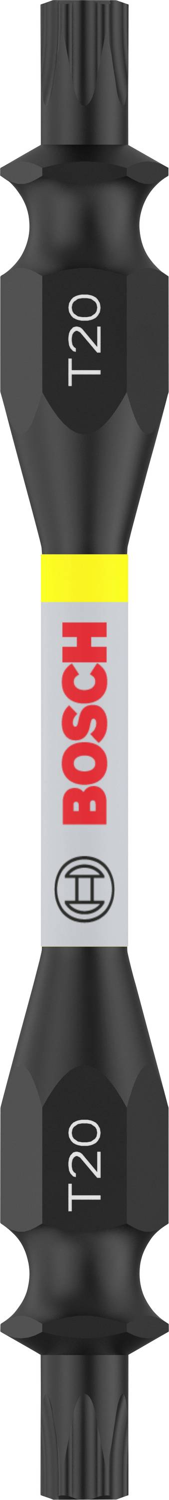 'Bosch 1.2.0' Bit. Zwarte metalen punt, zilveren schacht met rood 'Bosch' logo.