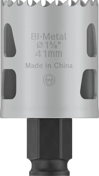 Metaalzaagkroon, Bi-Metaal, Diameter 41 mm, vervaardigd in China.