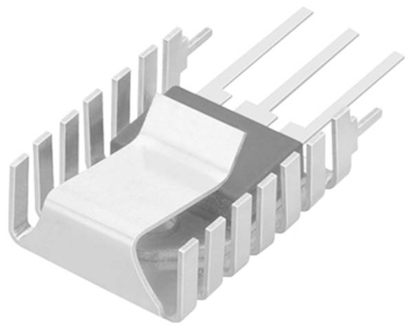 Fischer Elektronik FK 245 MI 247 V FK 245 MI 247 V Koellichaam 13 K/W (l x b x h) 36.3 x 25.4 x 12.7 mm TO-218