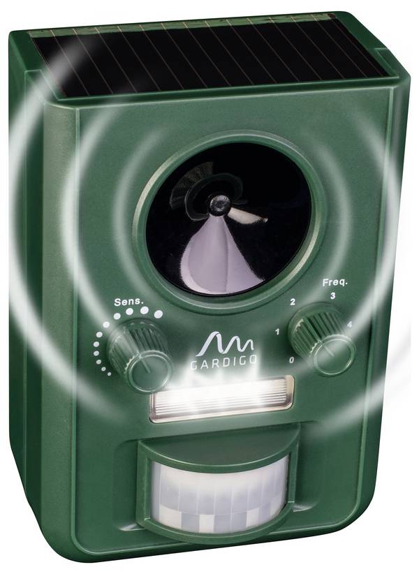 Gardigo  Dierenverschrikker Functies: Meerdere frequenties, LED-lamp, Zonne-energie  1 stuk(s)