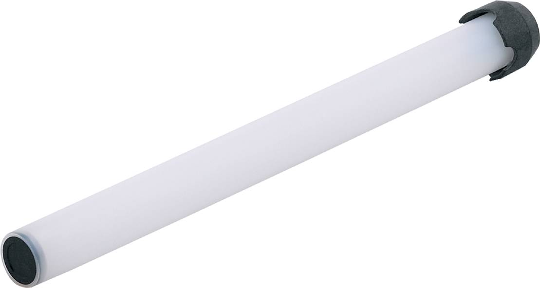 Wit, horizontaal papieren rol voor een witte achtergrond.